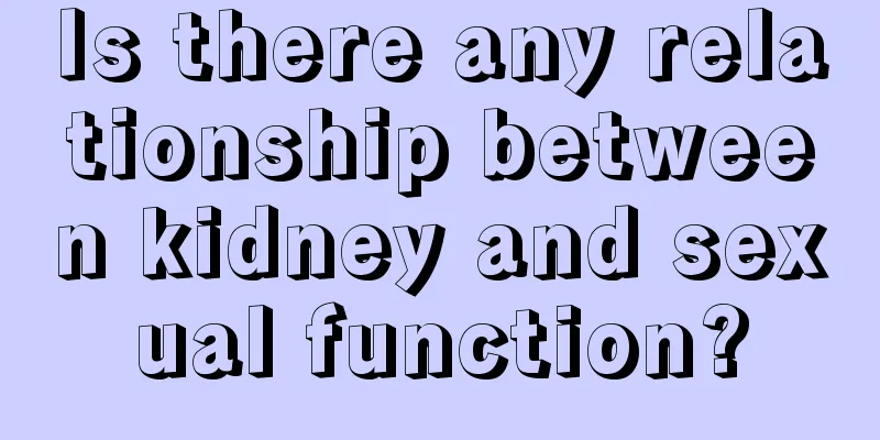 Is there any relationship between kidney and sexual function?