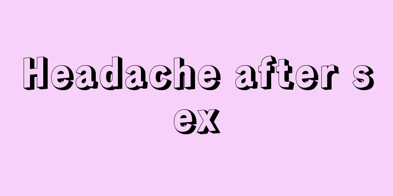 Headache after sex