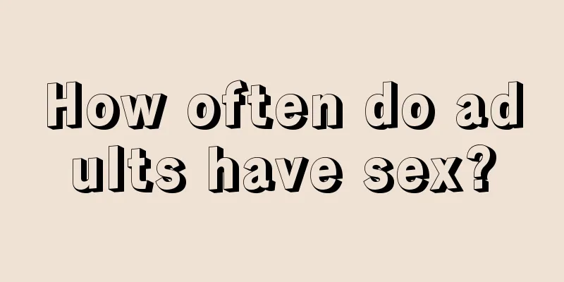 How often do adults have sex?