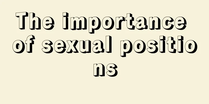 The importance of sexual positions