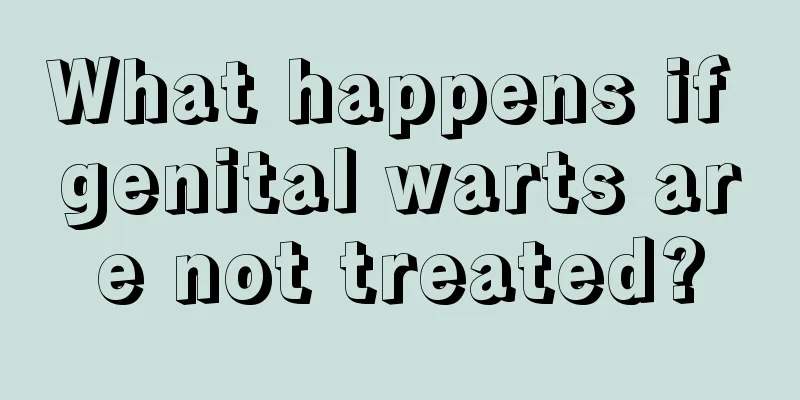 What happens if genital warts are not treated?