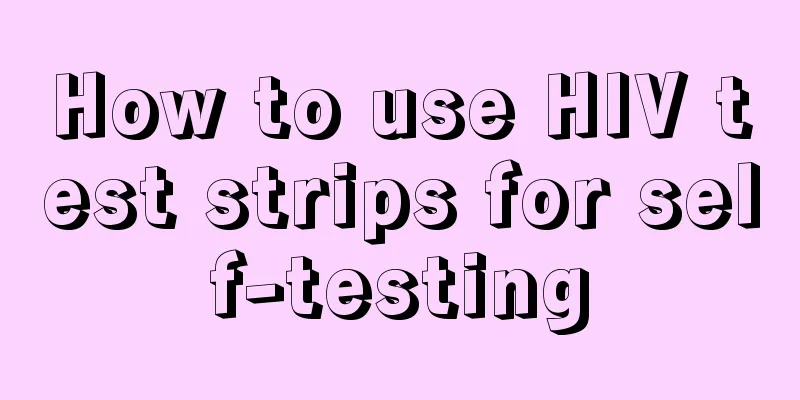 How to use HIV test strips for self-testing