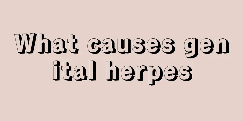 What causes genital herpes