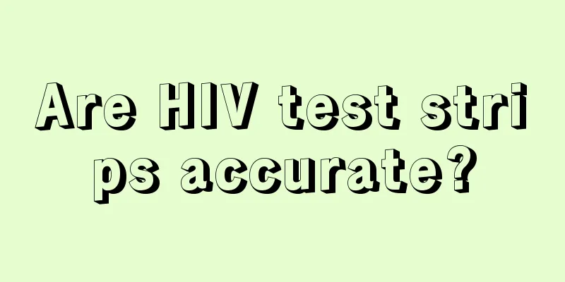 Are HIV test strips accurate?