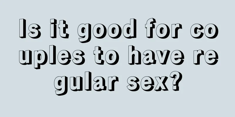 Is it good for couples to have regular sex?