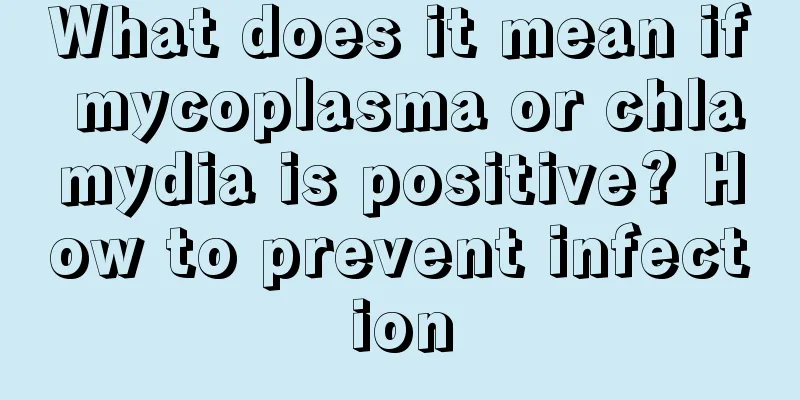 What does it mean if mycoplasma or chlamydia is positive? How to prevent infection