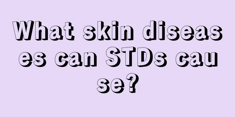 What skin diseases can STDs cause?