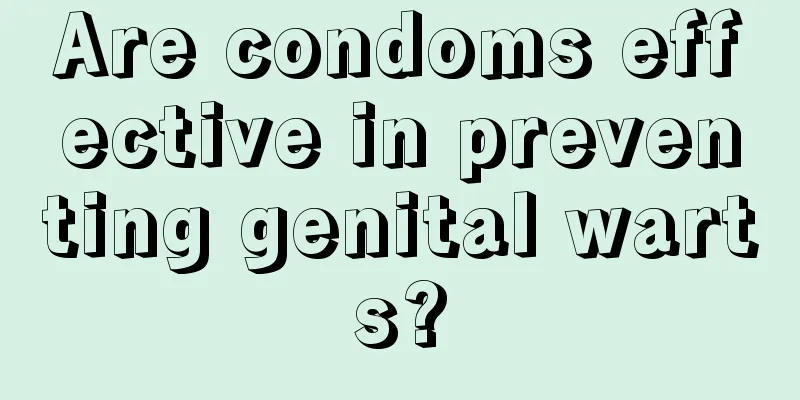 Are condoms effective in preventing genital warts?