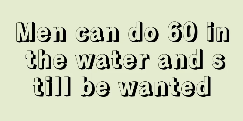 Men can do 60 in the water and still be wanted