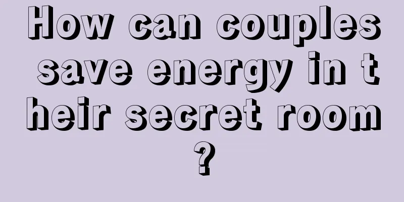 How can couples save energy in their secret room?