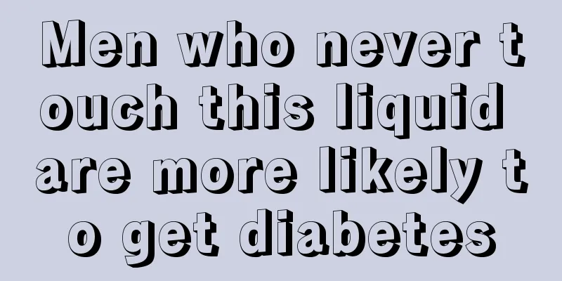 Men who never touch this liquid are more likely to get diabetes