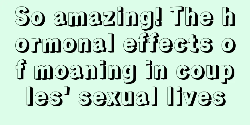 So amazing! The hormonal effects of moaning in couples' sexual lives