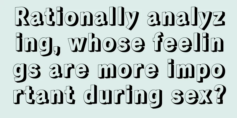 Rationally analyzing, whose feelings are more important during sex?