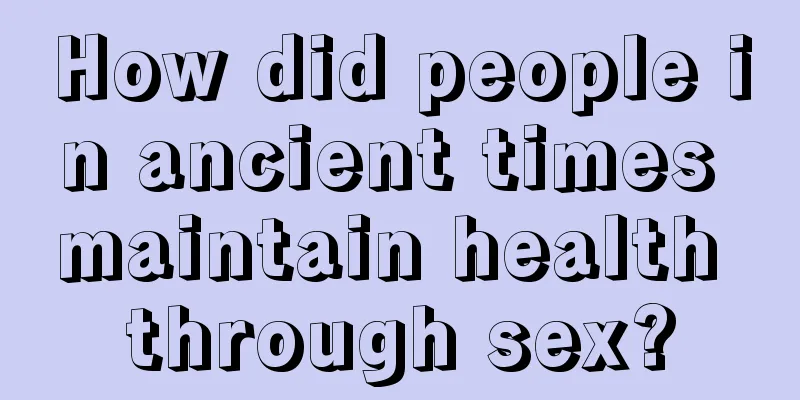 How did people in ancient times maintain health through sex?