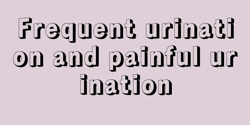 Frequent urination and painful urination