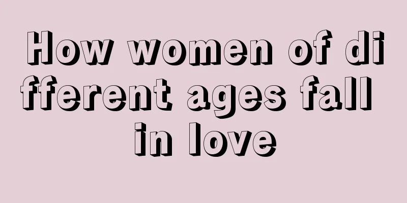 How women of different ages fall in love