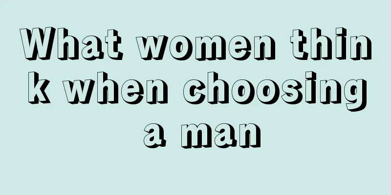What women think when choosing a man
