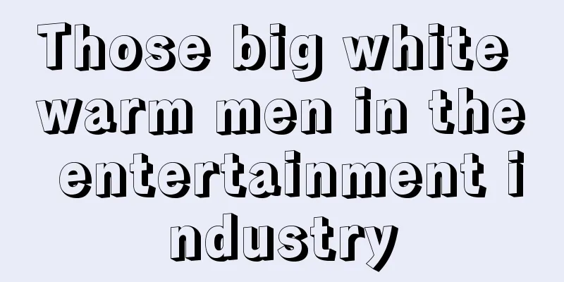 Those big white warm men in the entertainment industry