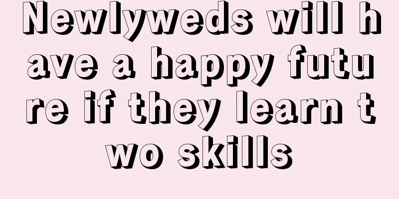 Newlyweds will have a happy future if they learn two skills