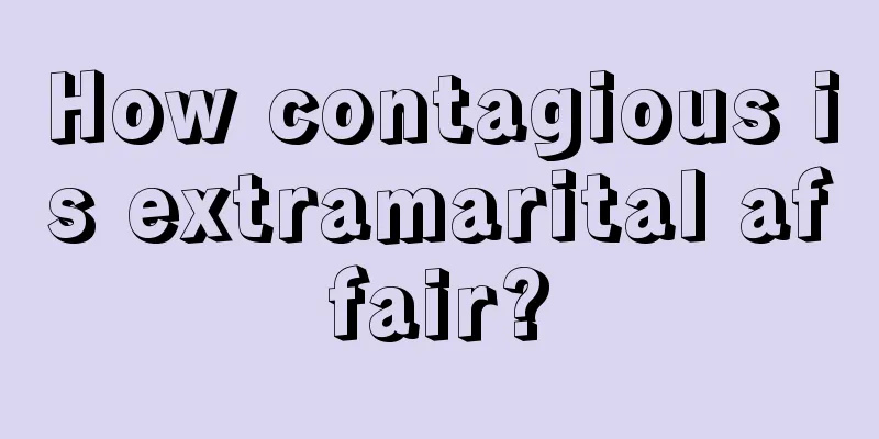 How contagious is extramarital affair?