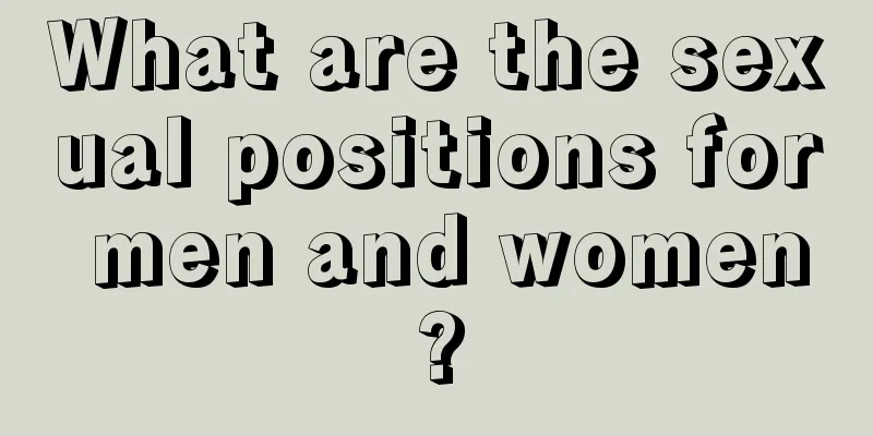 What are the sexual positions for men and women?
