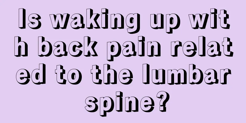 Is waking up with back pain related to the lumbar spine?