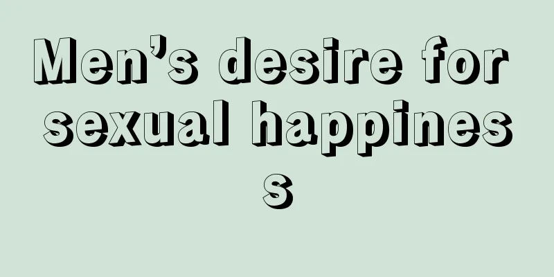 Men’s desire for sexual happiness