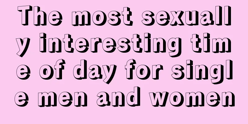 The most sexually interesting time of day for single men and women