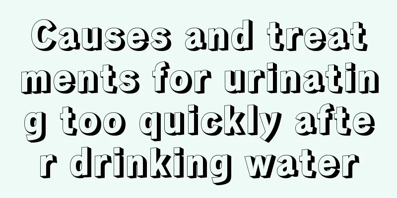 Causes and treatments for urinating too quickly after drinking water