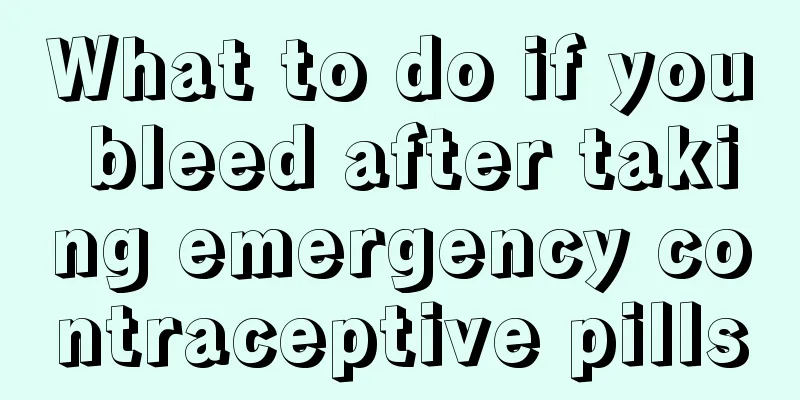 What to do if you bleed after taking emergency contraceptive pills
