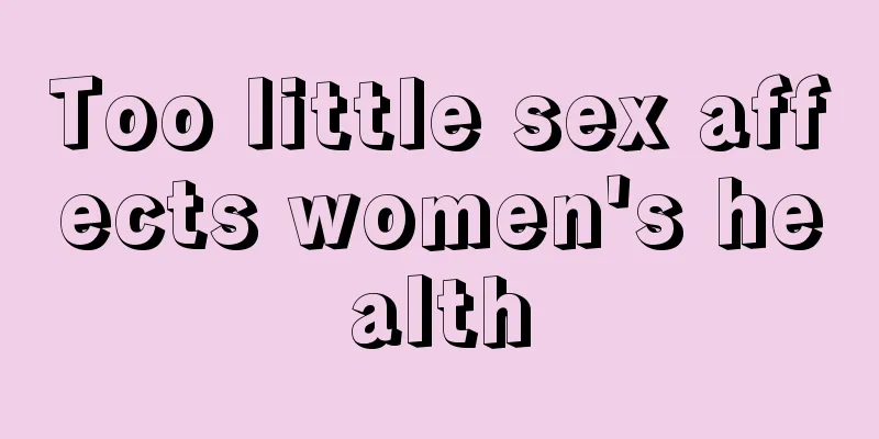 Too little sex affects women's health