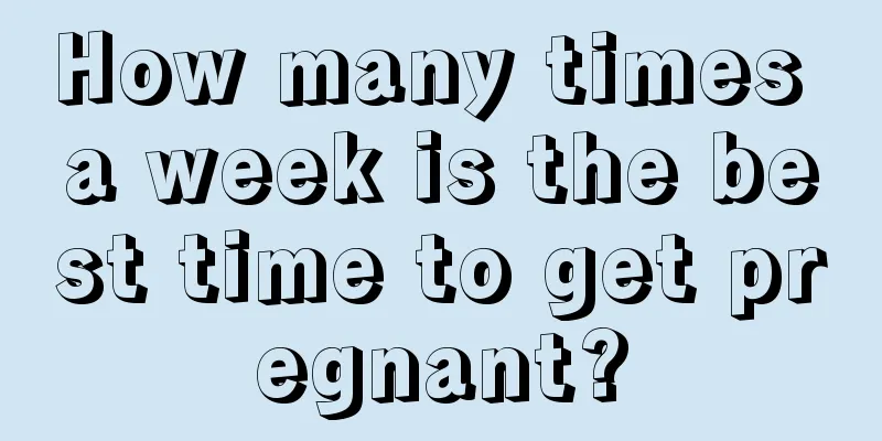 How many times a week is the best time to get pregnant?