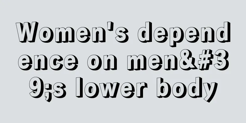 Women's dependence on men's lower body