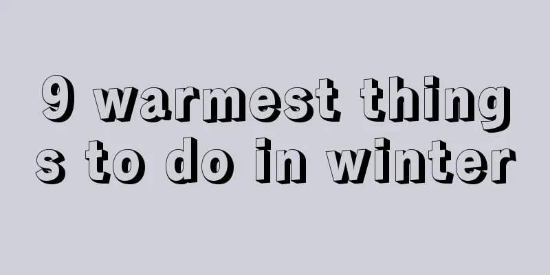 9 warmest things to do in winter
