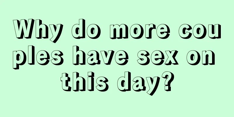 Why do more couples have sex on this day?