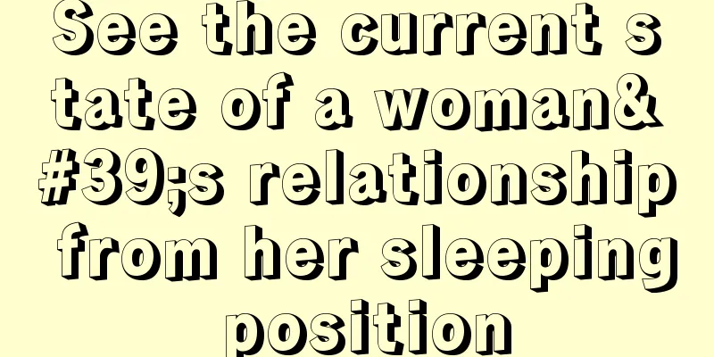 See the current state of a woman's relationship from her sleeping position