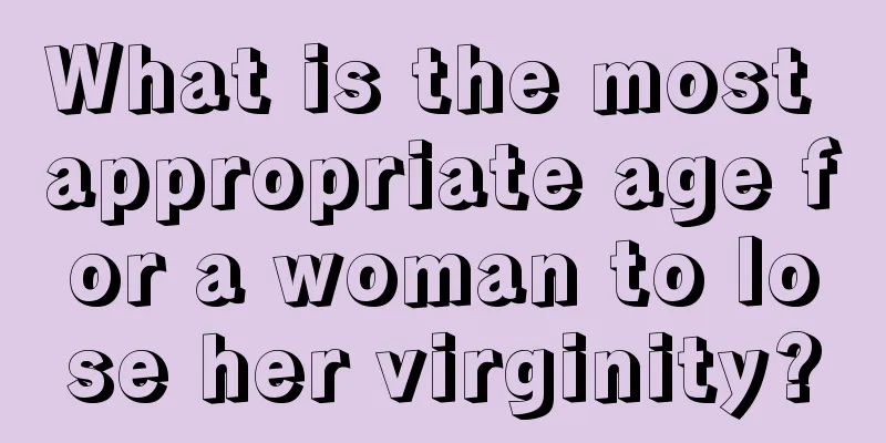 What is the most appropriate age for a woman to lose her virginity?