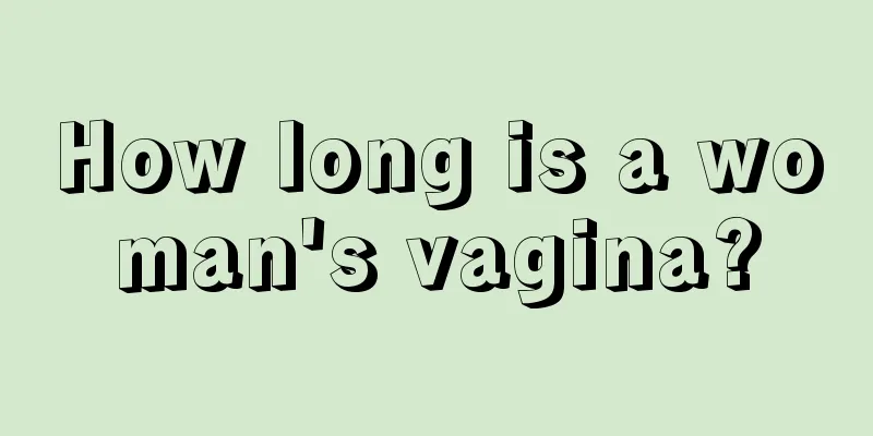 How long is a woman's vagina?