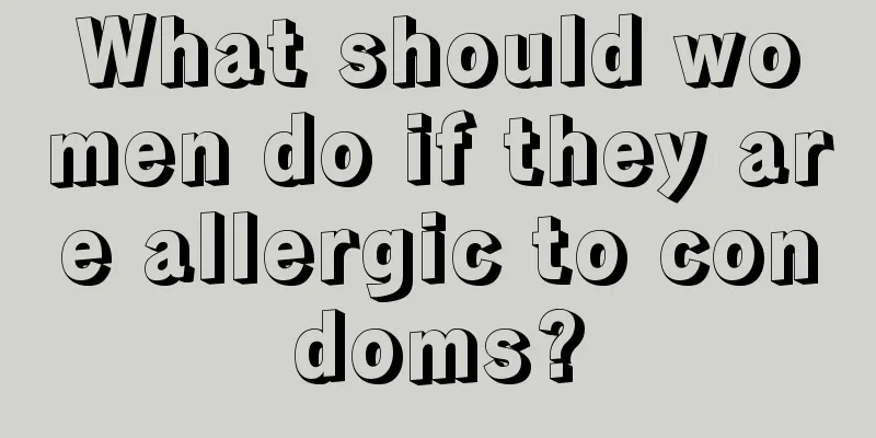 What should women do if they are allergic to condoms?