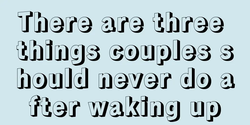 There are three things couples should never do after waking up