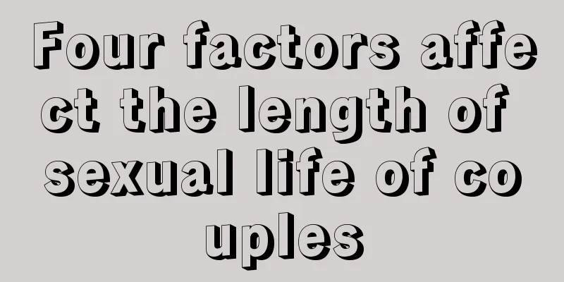 Four factors affect the length of sexual life of couples