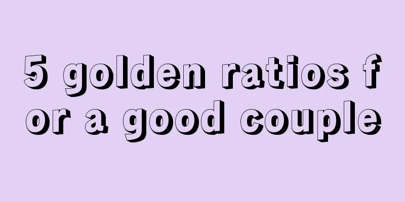5 golden ratios for a good couple