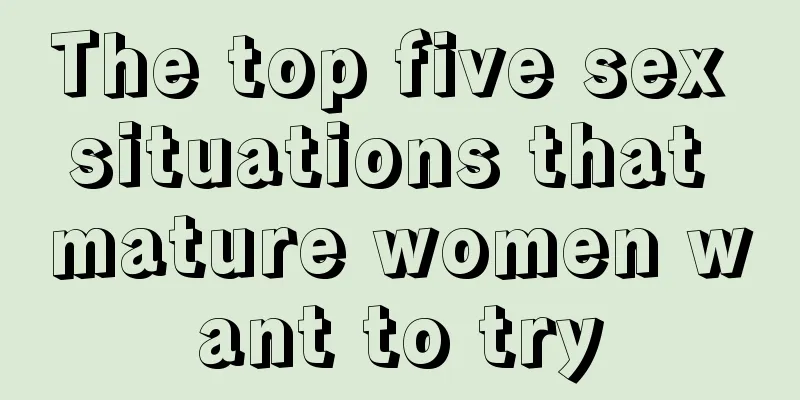 The top five sex situations that mature women want to try
