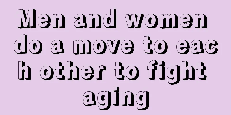 Men and women do a move to each other to fight aging