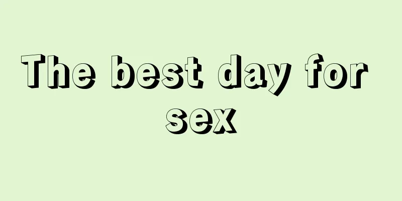 The best day for sex