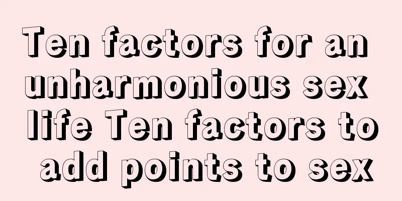 Ten factors for an unharmonious sex life Ten factors to add points to sex