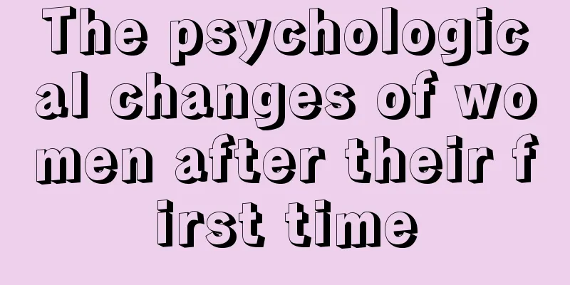 The psychological changes of women after their first time