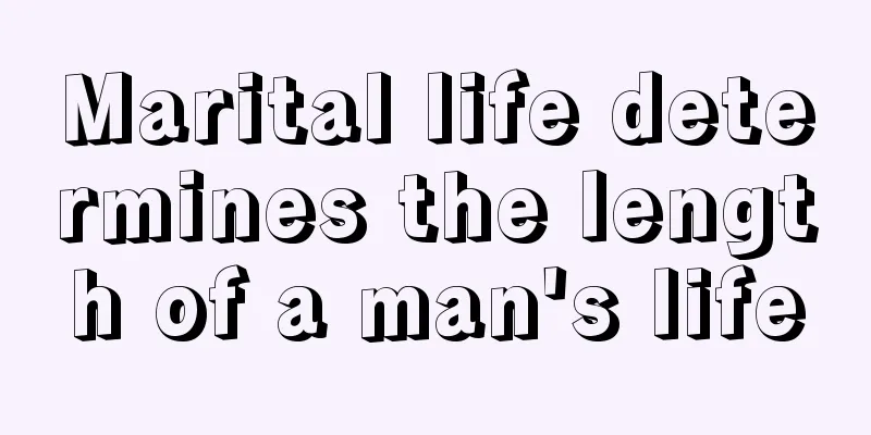 Marital life determines the length of a man's life