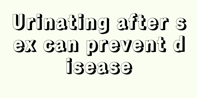 Urinating after sex can prevent disease