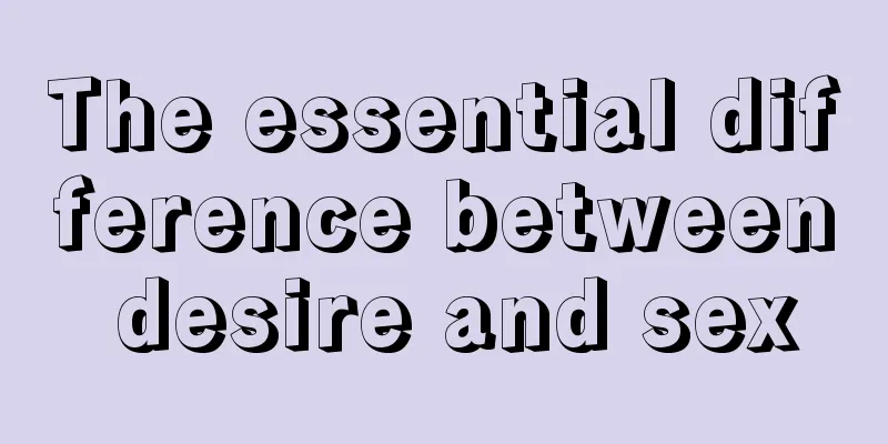 The essential difference between desire and sex